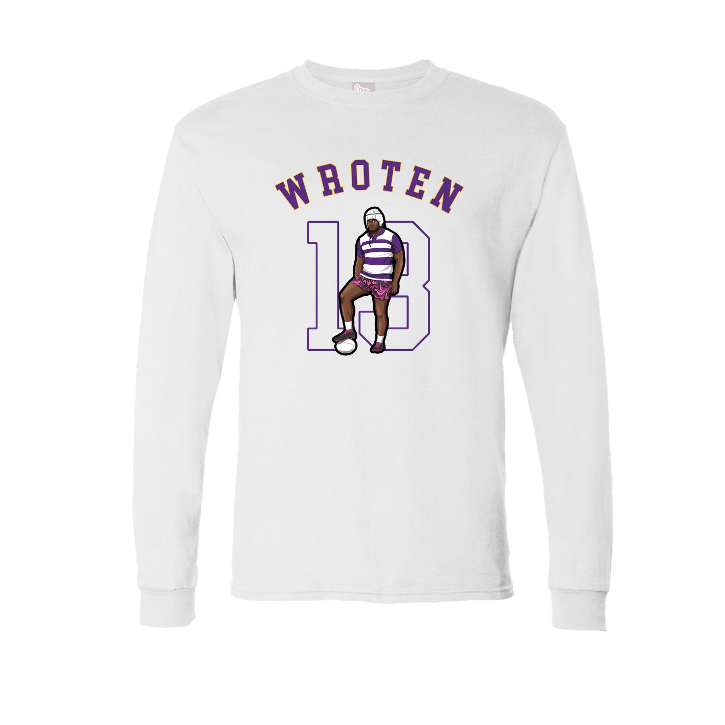 Long Sleeve Tee — Shirsey Arch in White