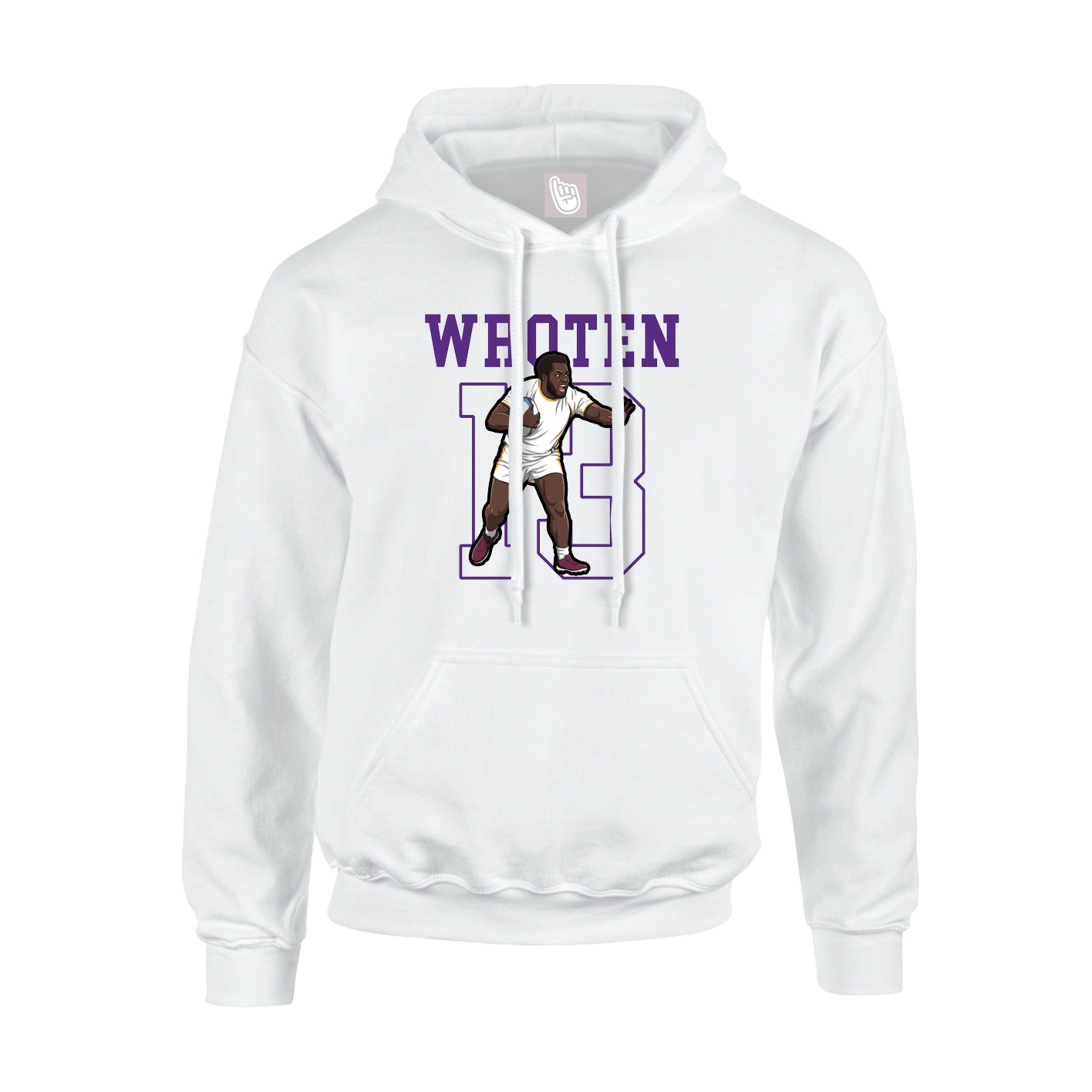 Hoodie — Shirsey in White