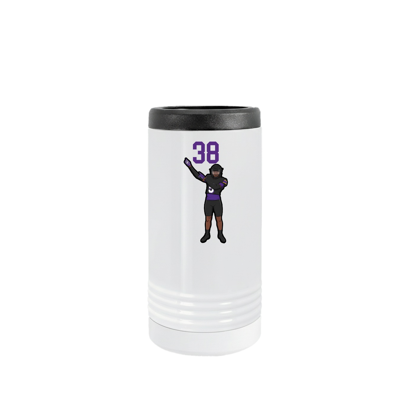 Slim Beverage Holder — Number Top in White