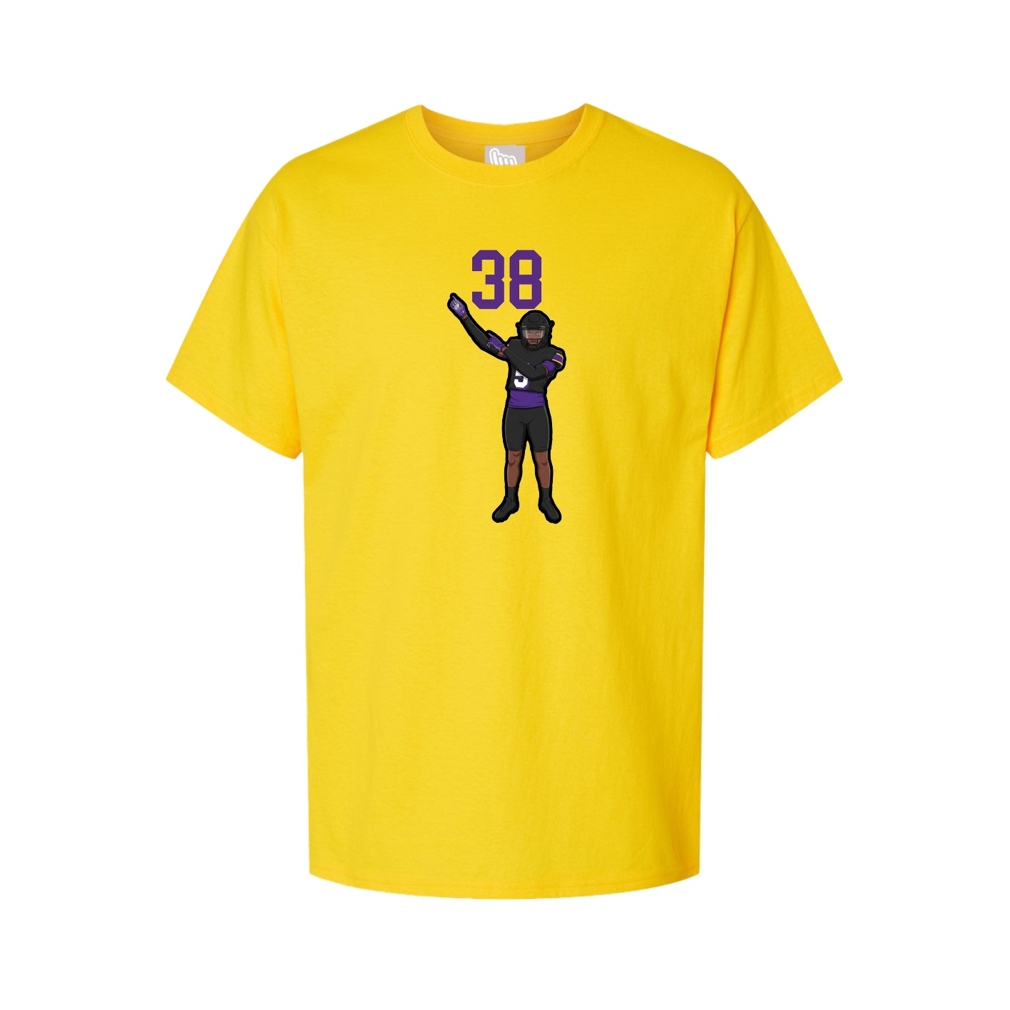 Tee — Number Top in Gold