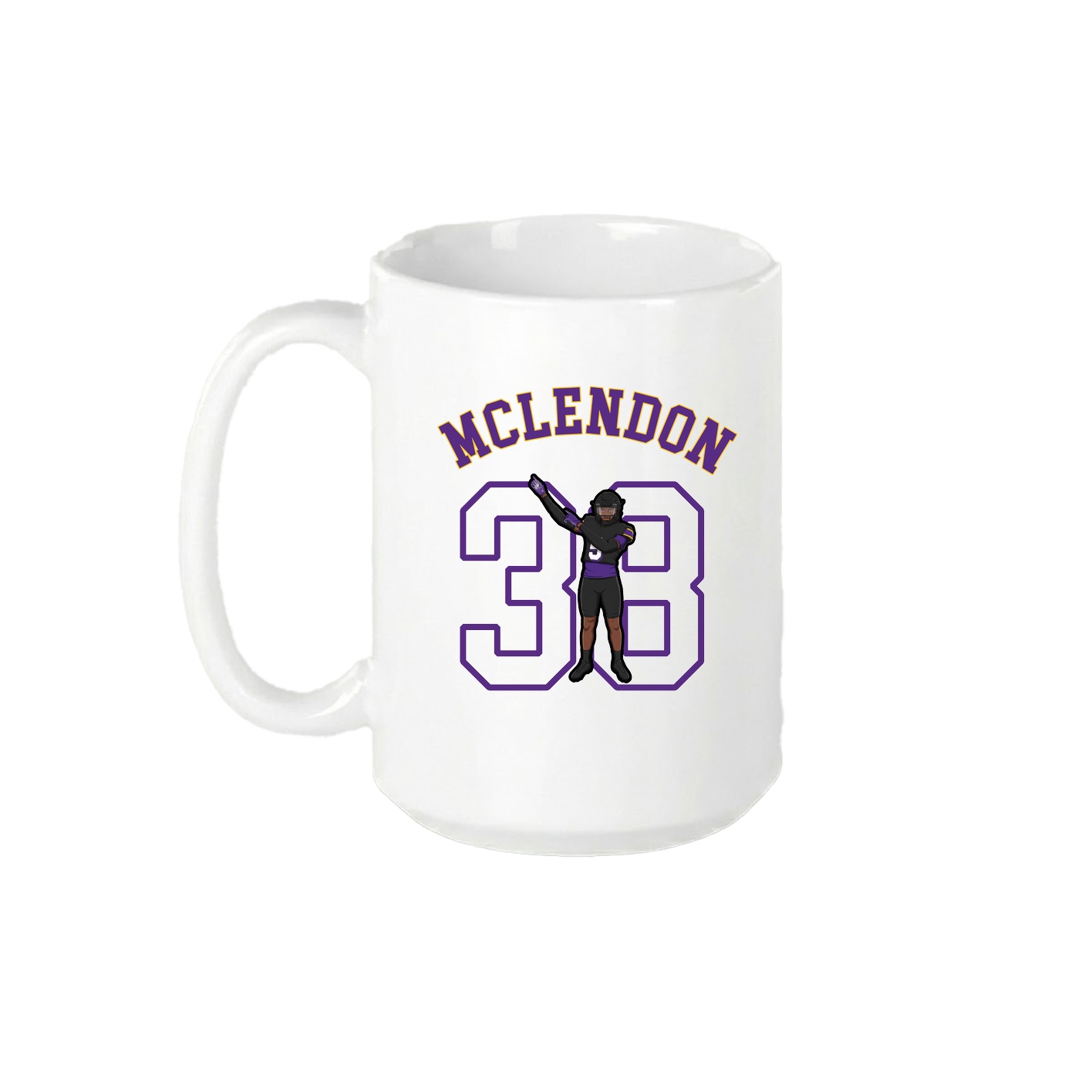 15oz Coffee Mug — Shirsey Arch in White
