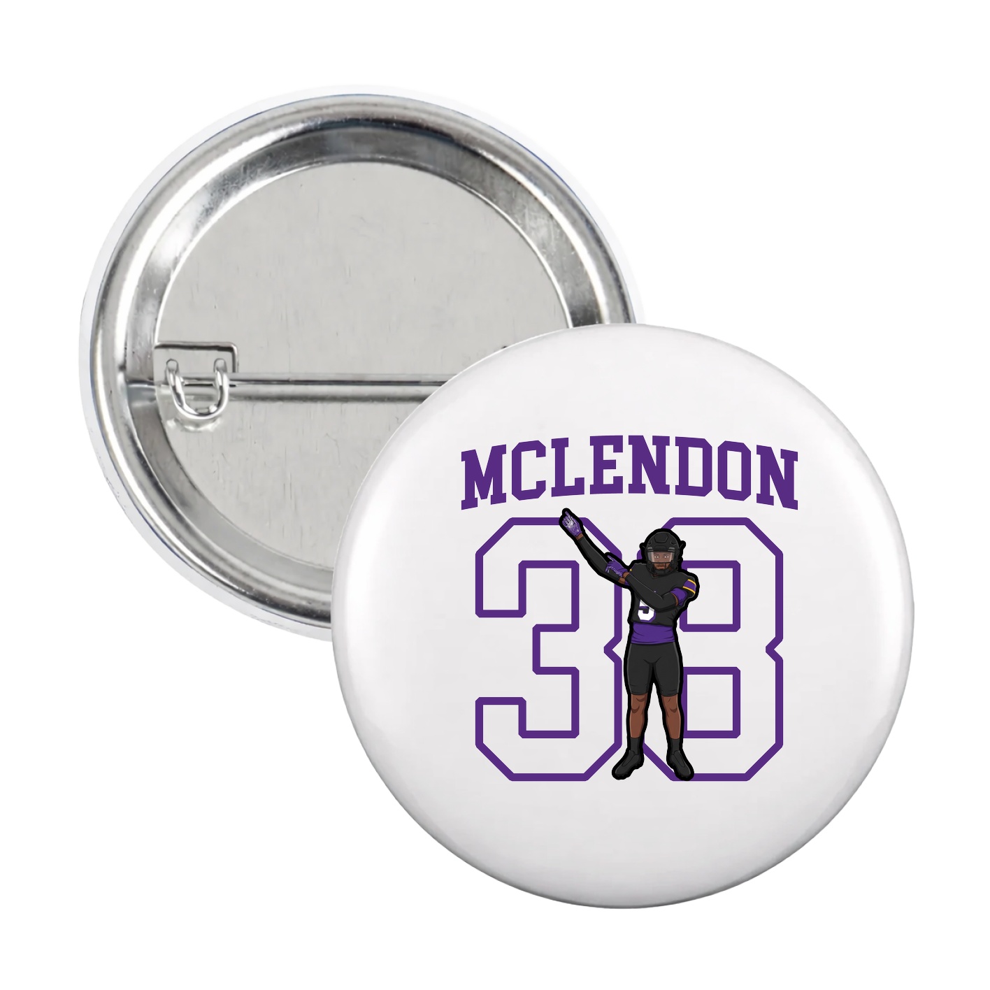 Game Day Button — Shirsey in White
