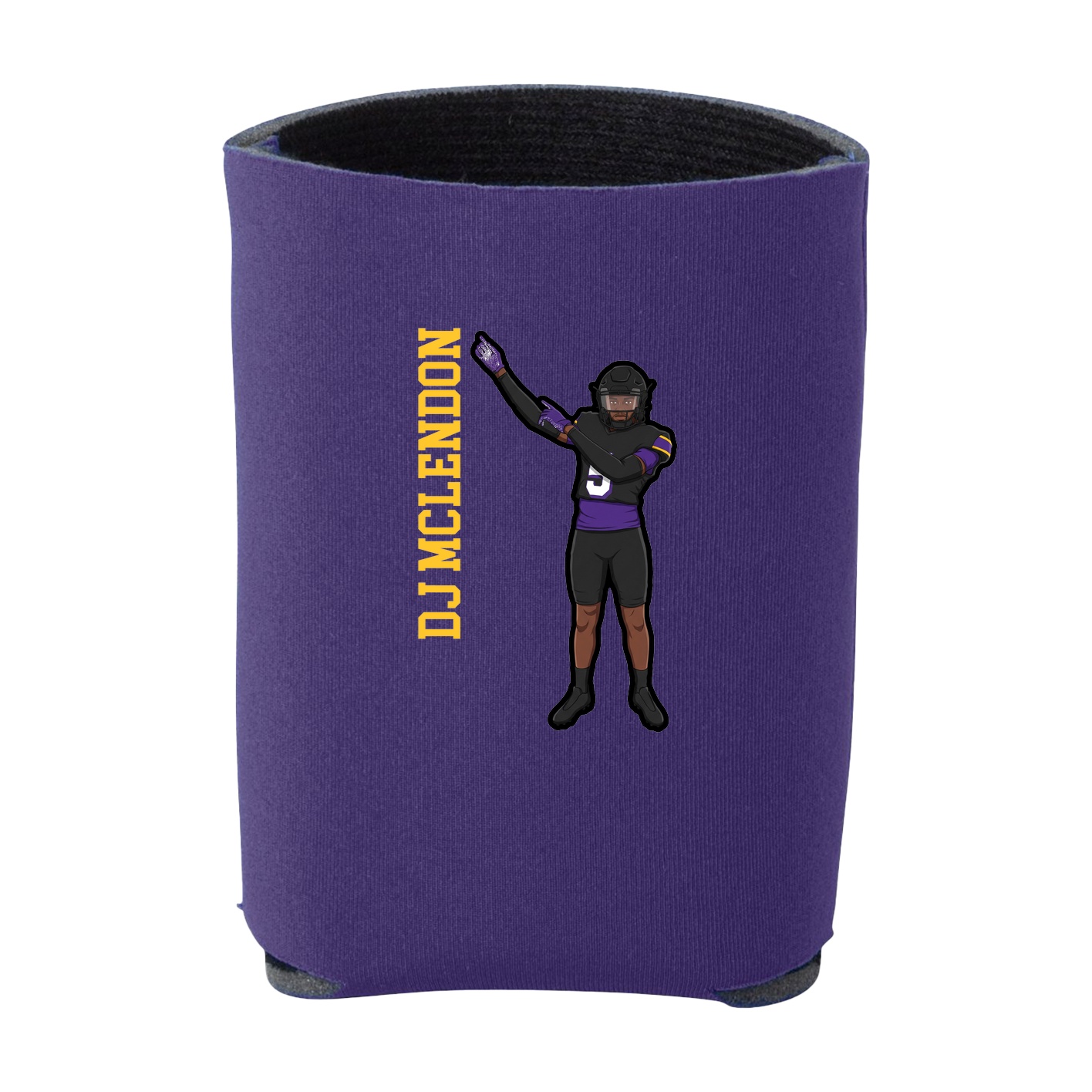 Can Holder — Name Vertical in Purple