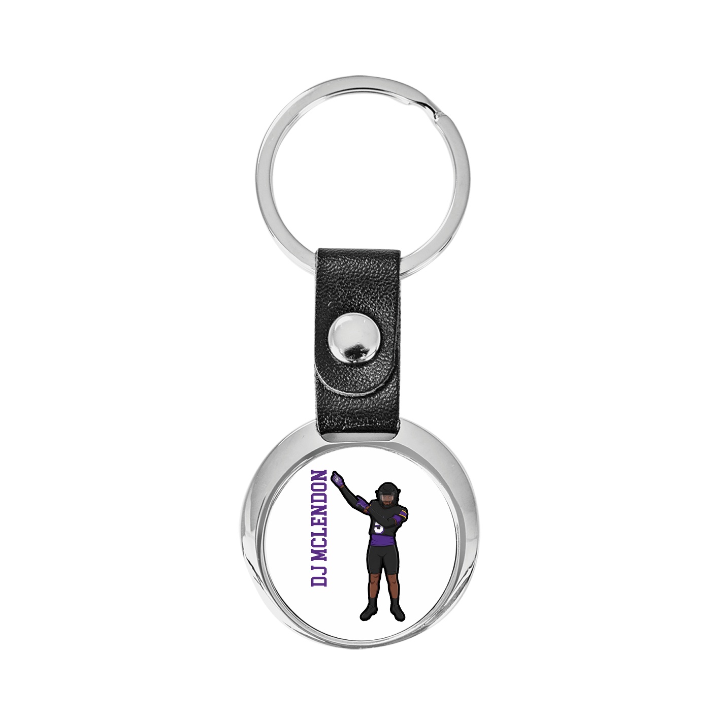 Key Chain — Name Vertical in Classic