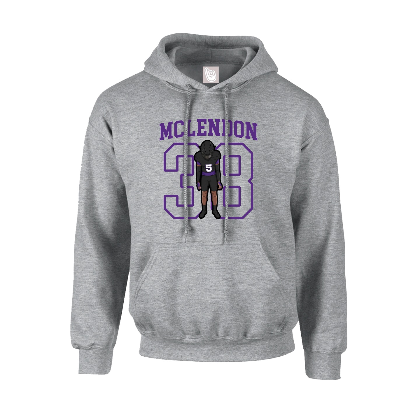Hoodie — Shirsey in Grey