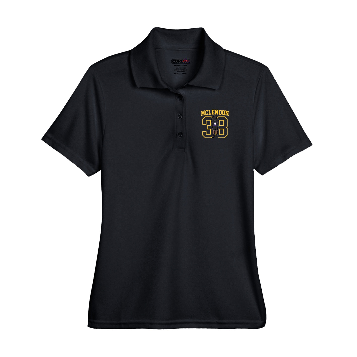 Performance Polo — Shirsey in Black