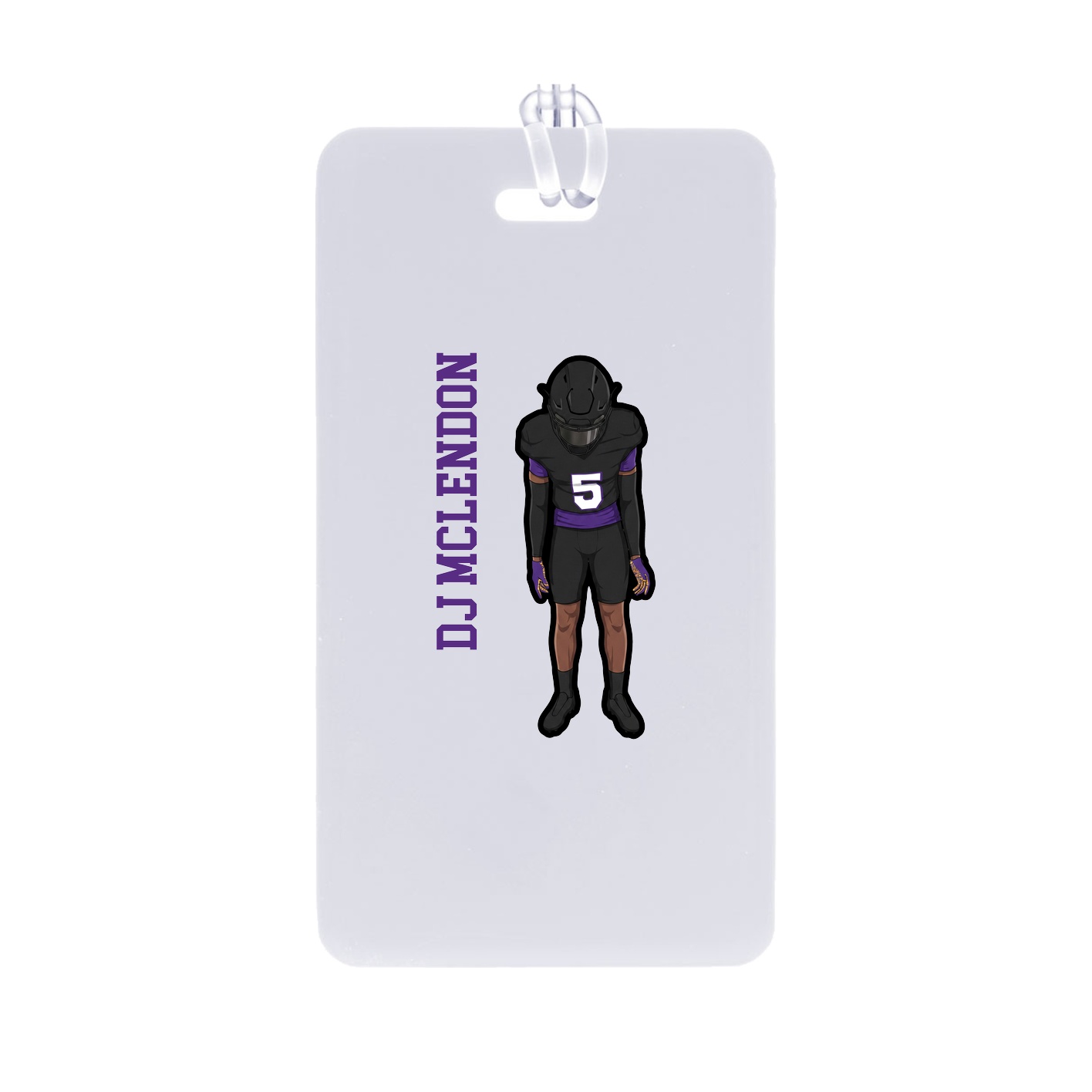 Bag Tag — Name Vertical in Classic