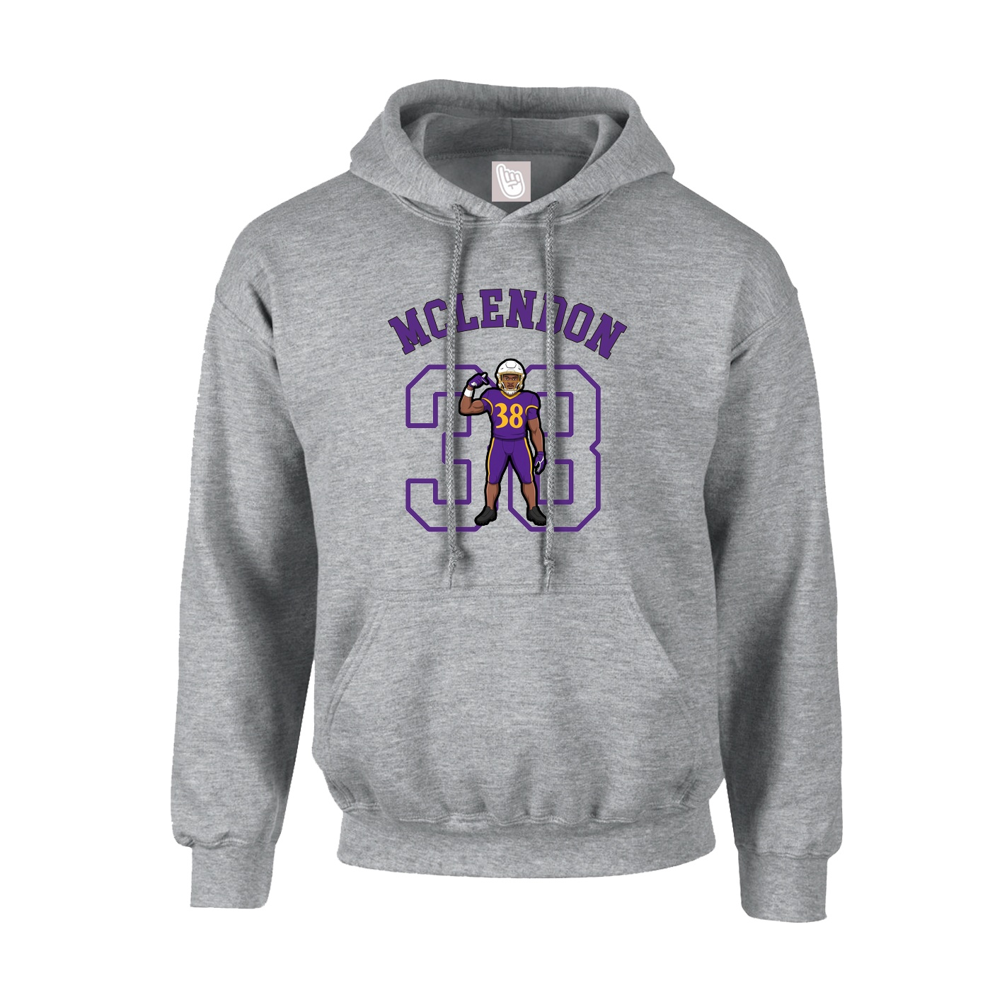 Youth Hoodie — Shirsey Arch in Grey