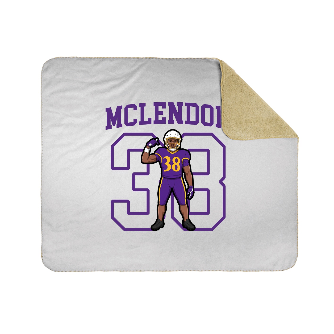 Throw Blanket — Shirsey in White