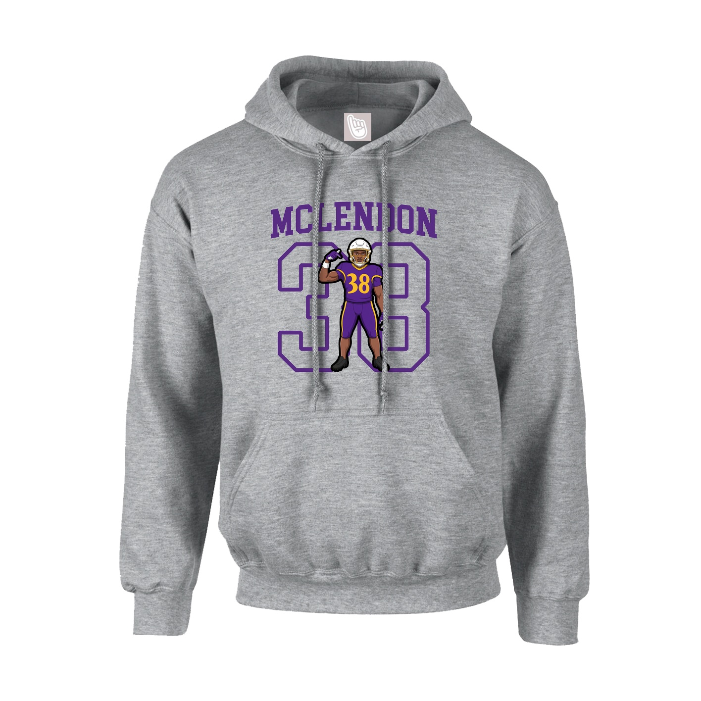 Hoodie — Shirsey in Grey