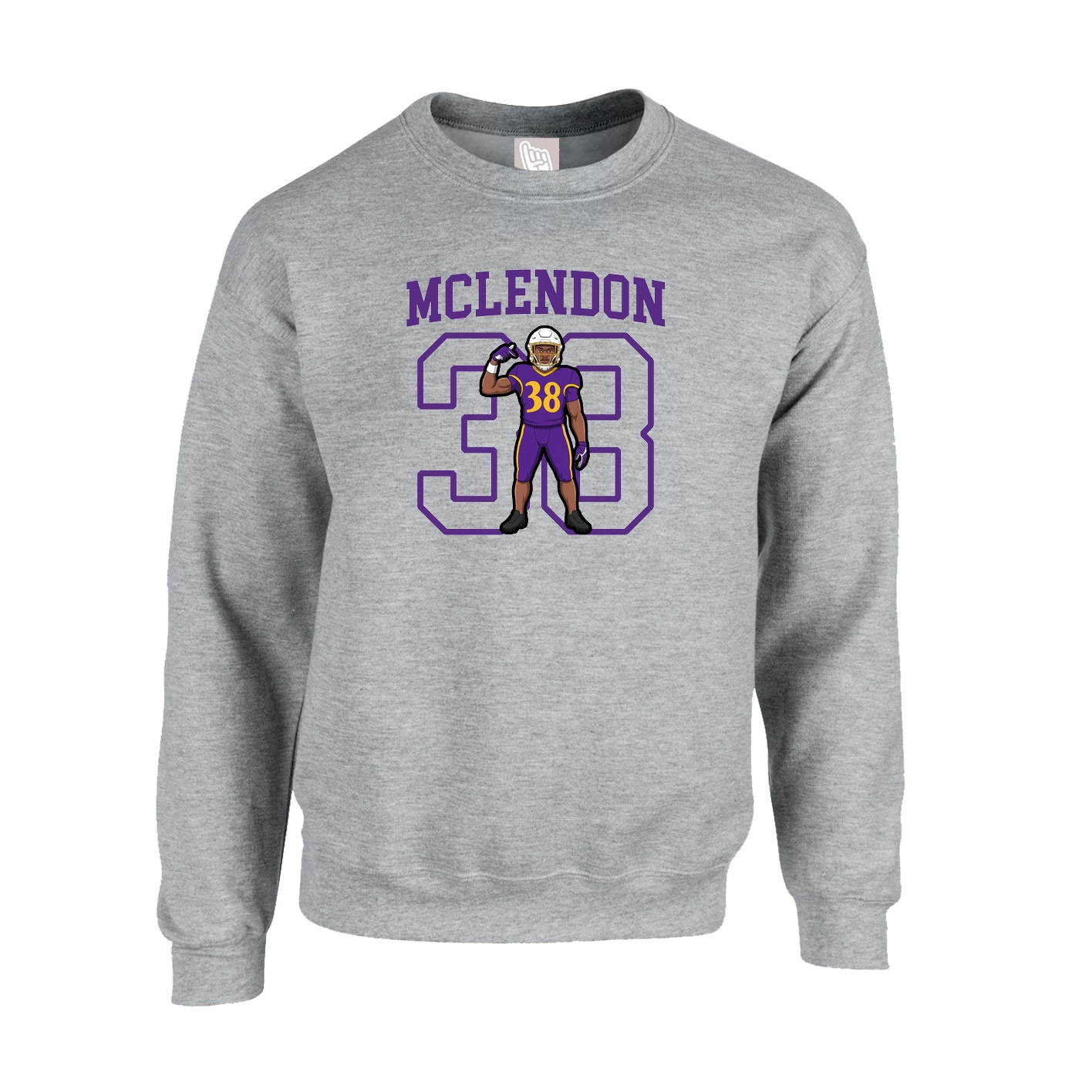 Fleece Crew — Shirsey in Grey