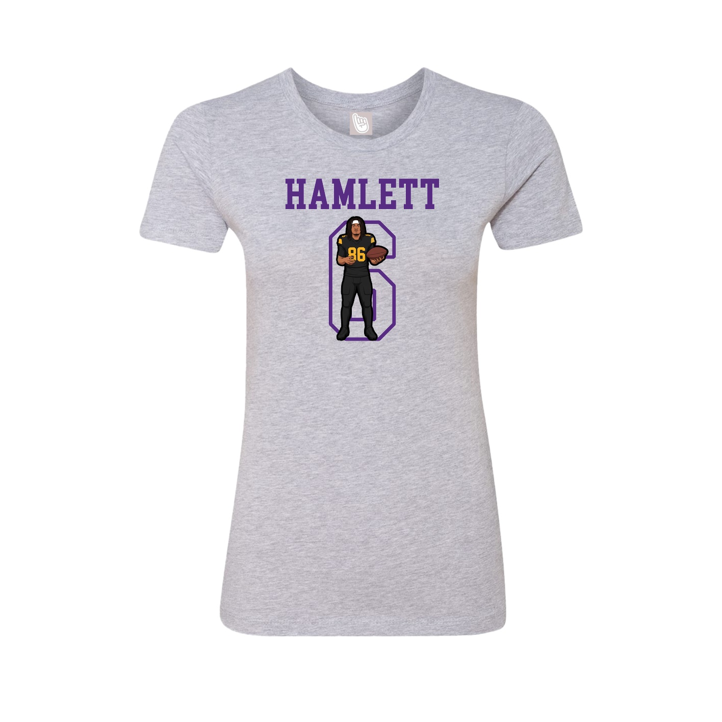 Fitted Women's Tee — Shirsey in Grey