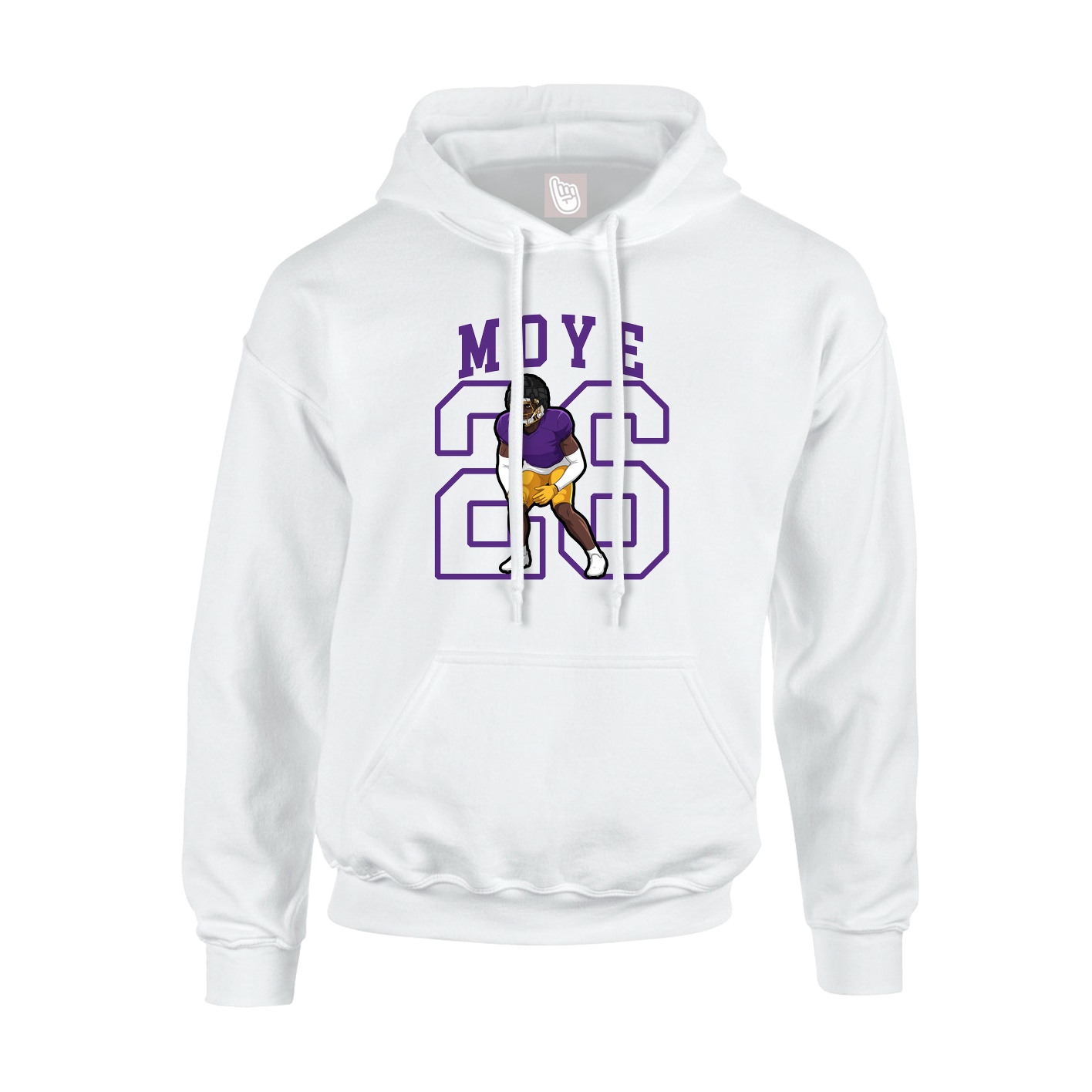Hoodie — Shirsey in White