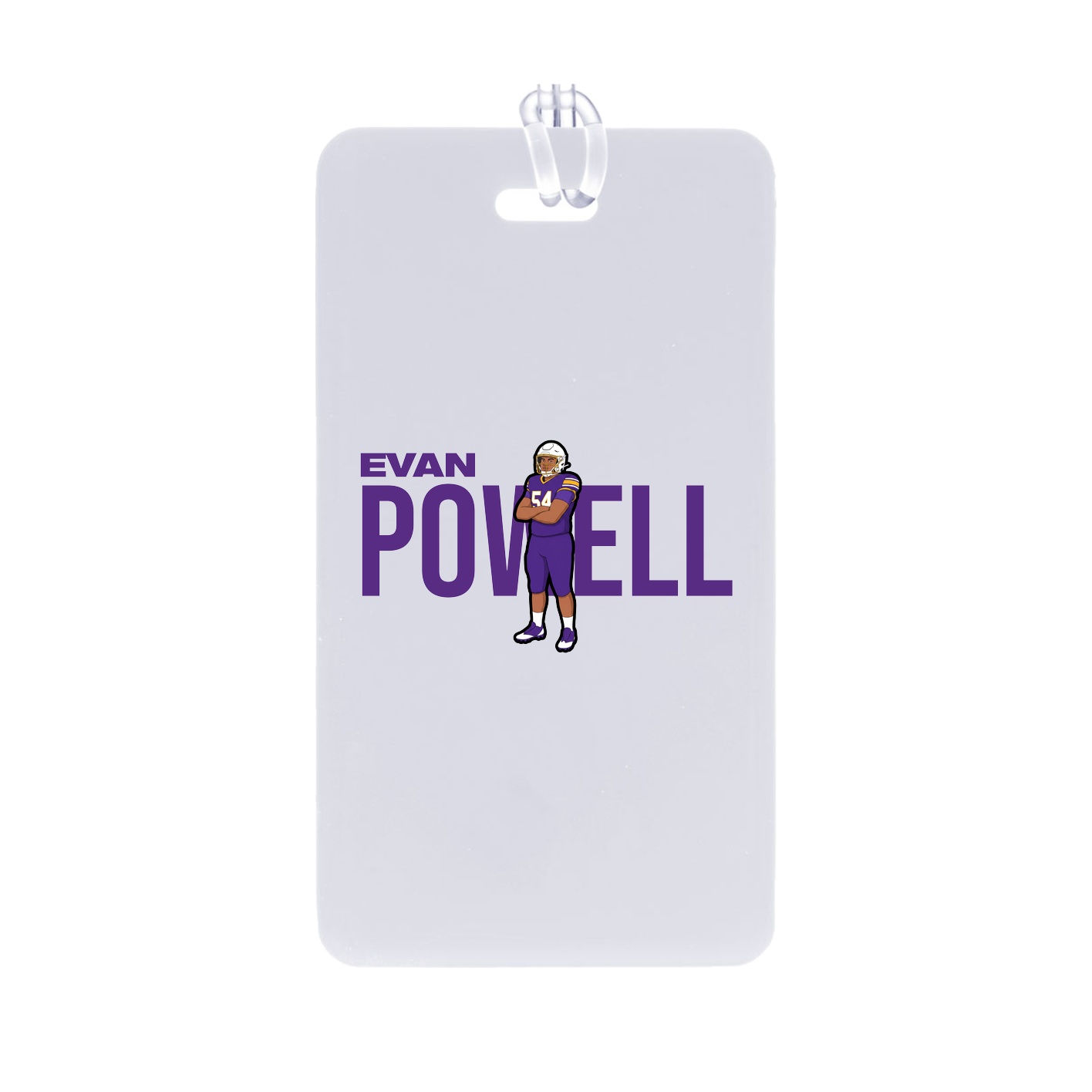 Bag Tag — Player Name in Classic