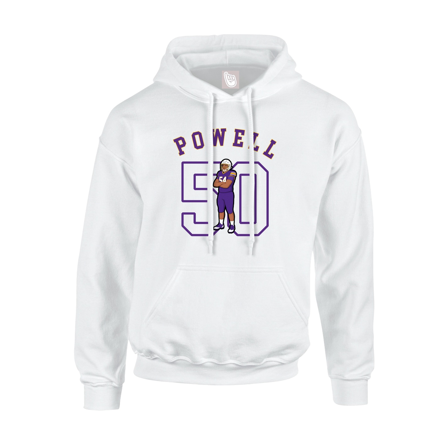 Hoodie — Shirsey Arch in White