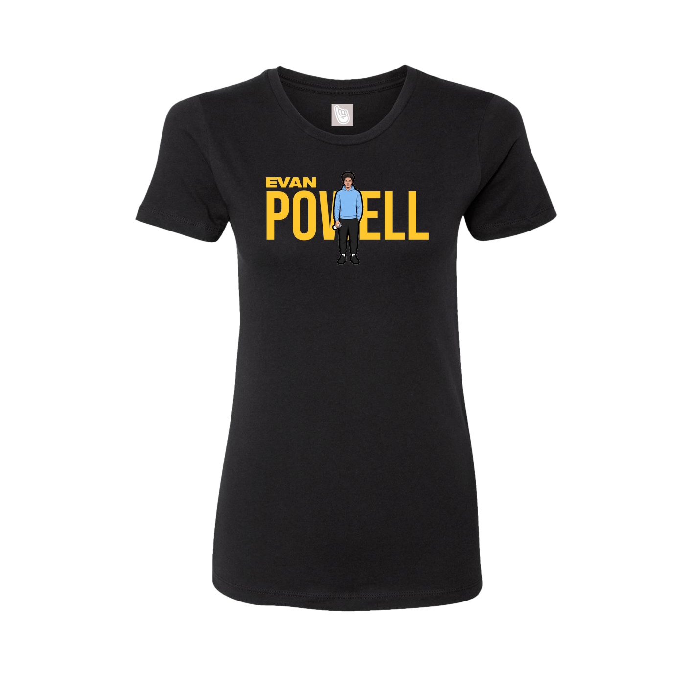 Womens Tee — Player Name in Black