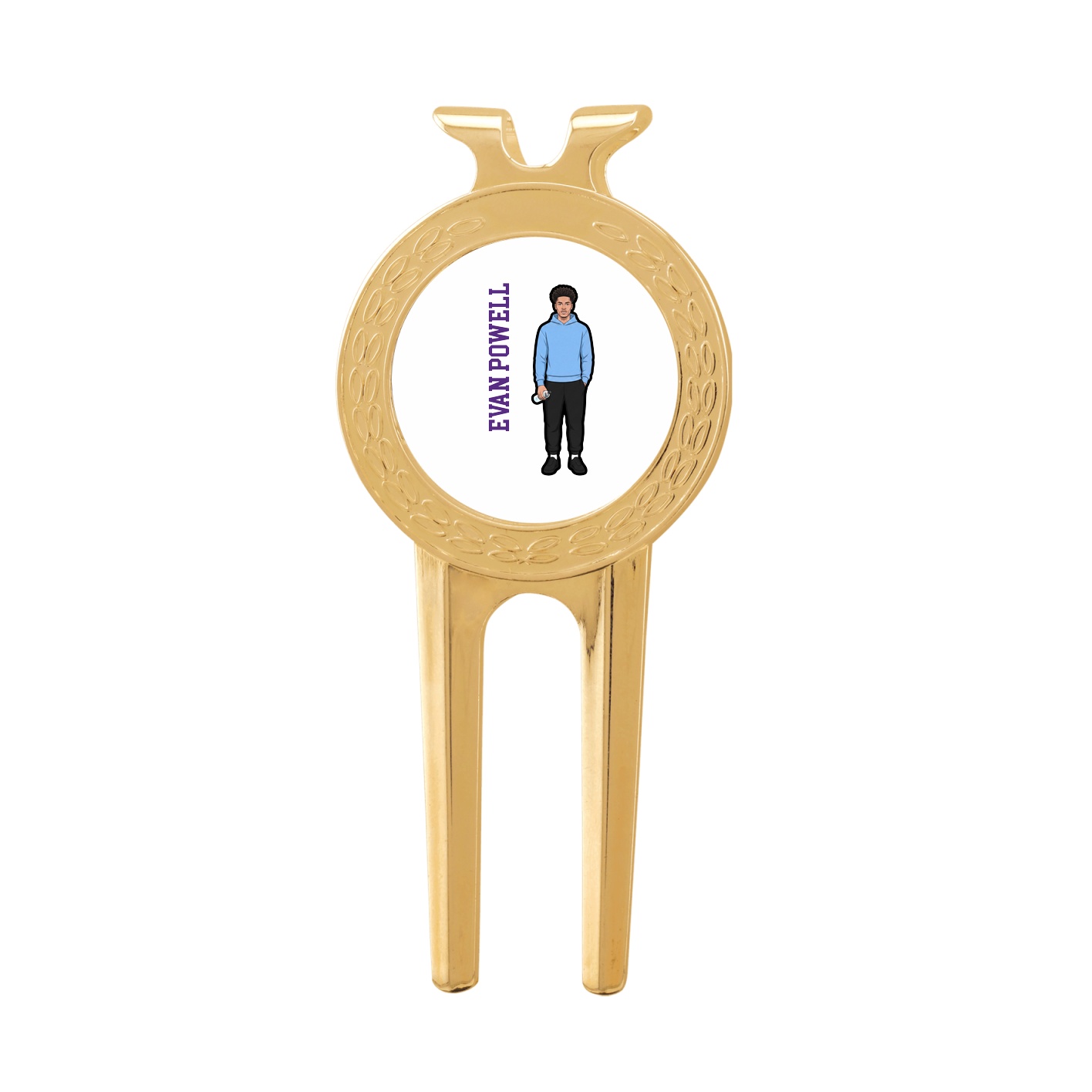 Divot Tool with Ball Marker — Name Vertical in Classic
