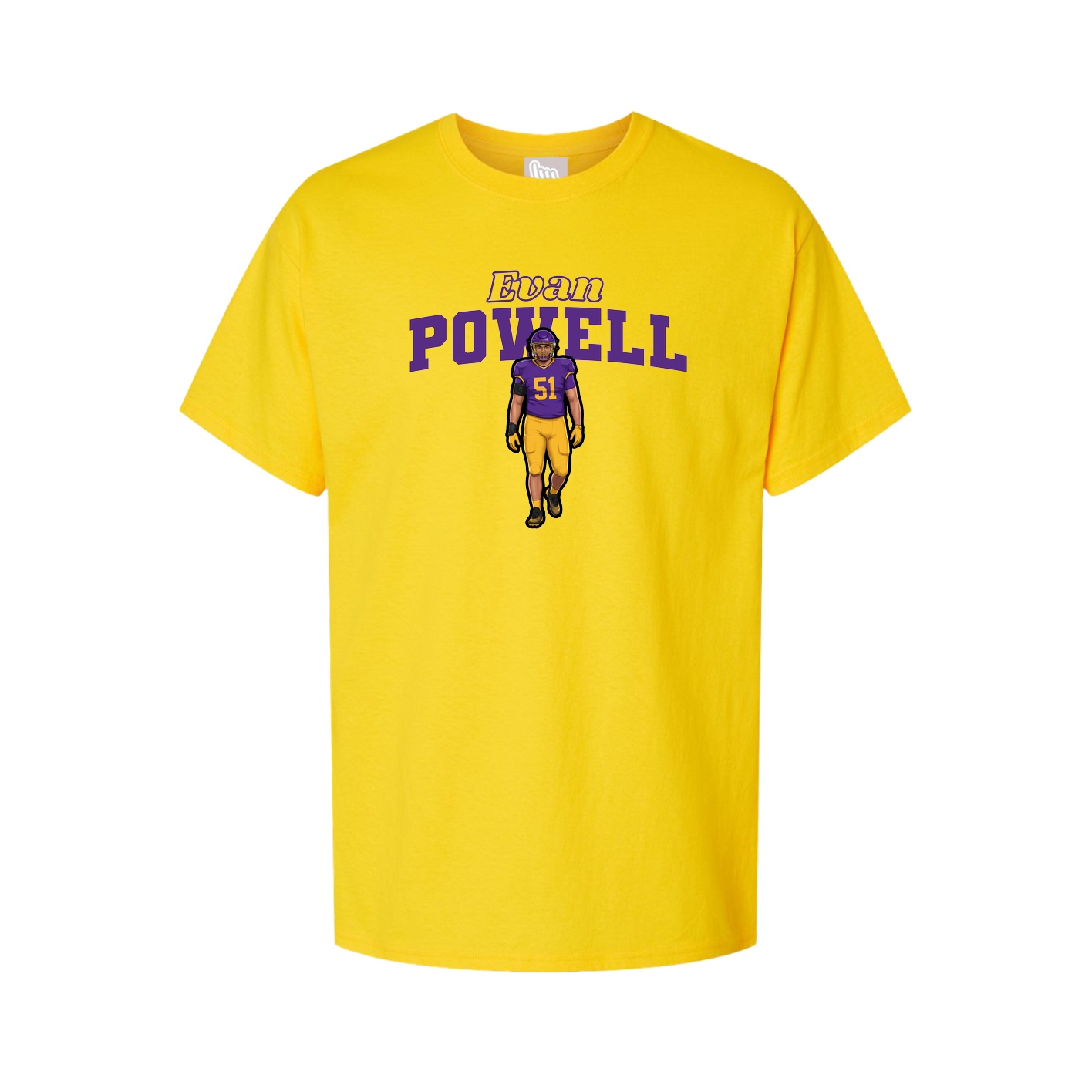 Tee — Name Arch in Gold