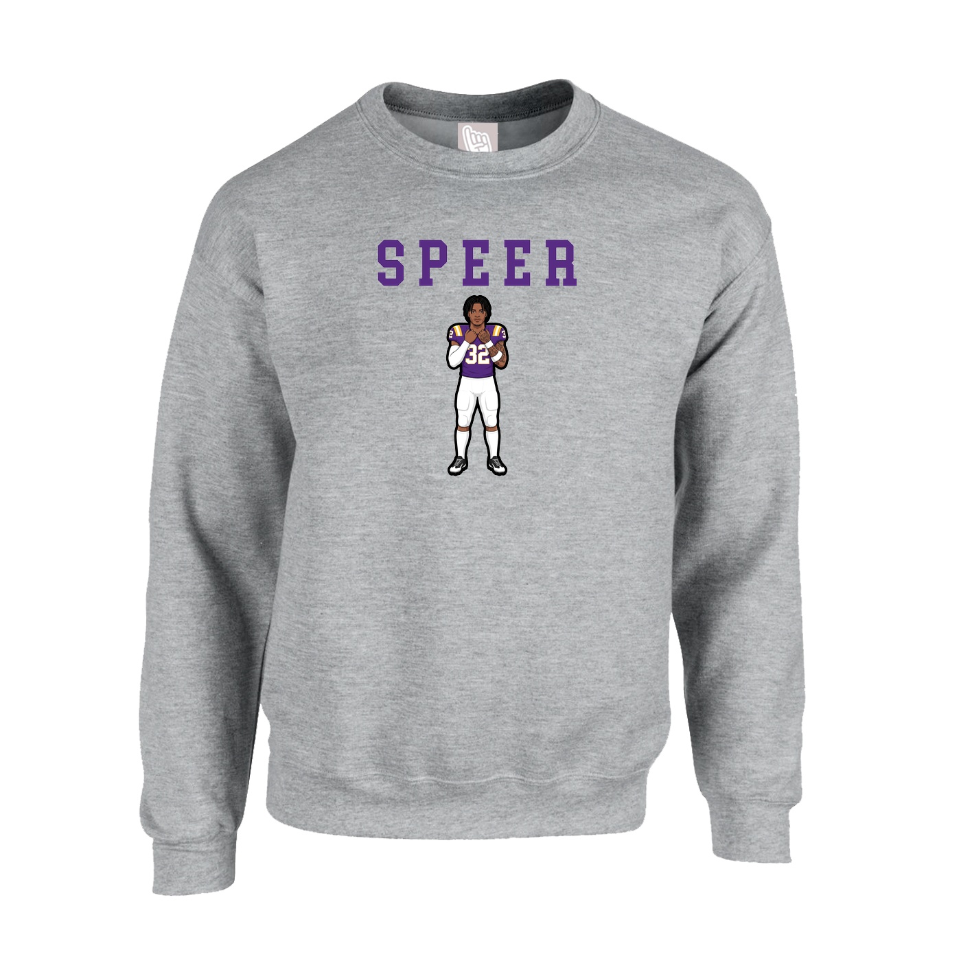 Fleece Crew — Shirsey in Grey