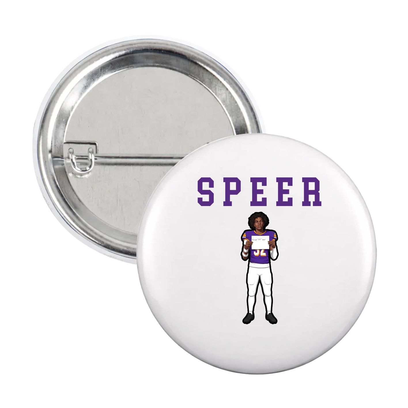 Game Day Button — Shirsey in White