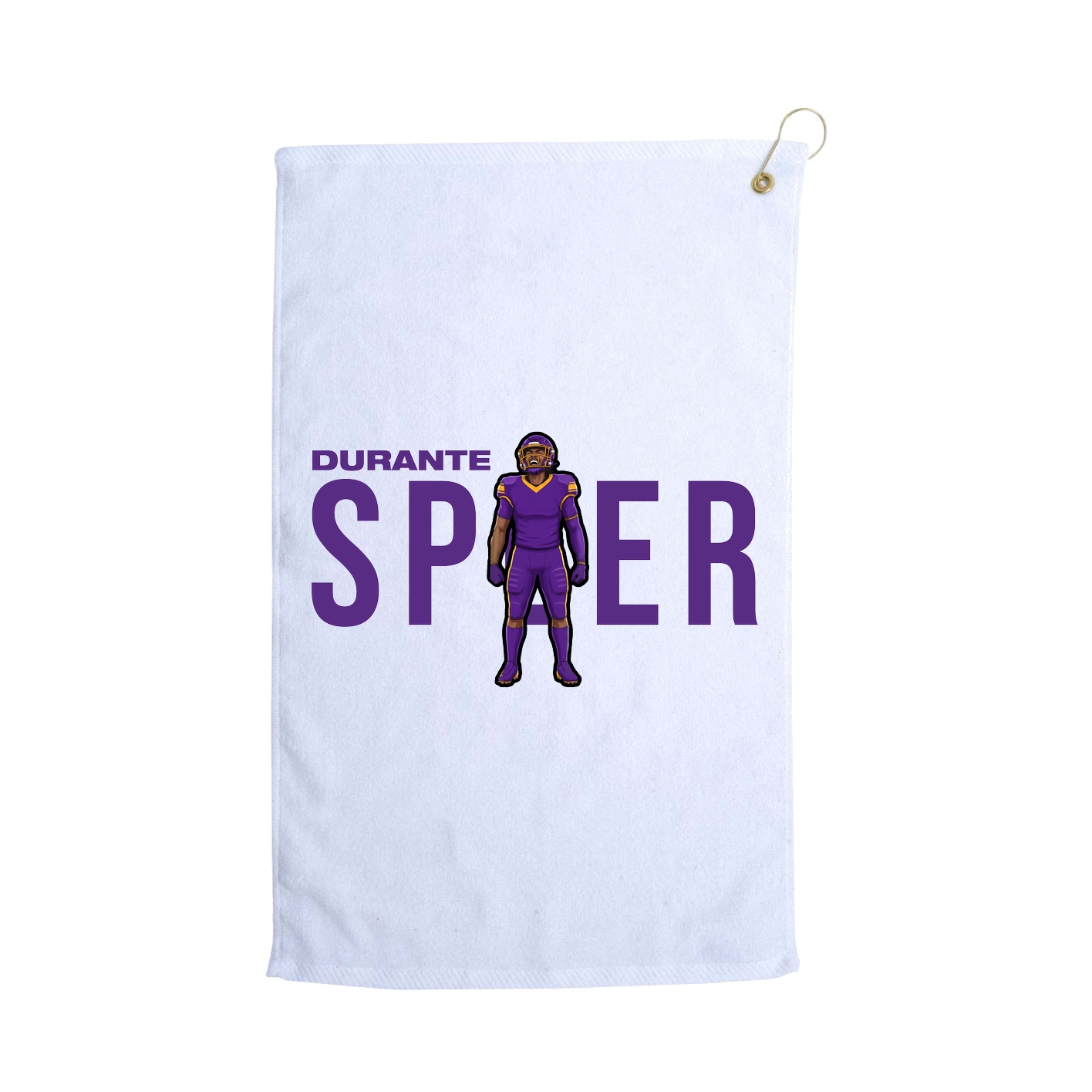 Golf Towel — Player Name in White