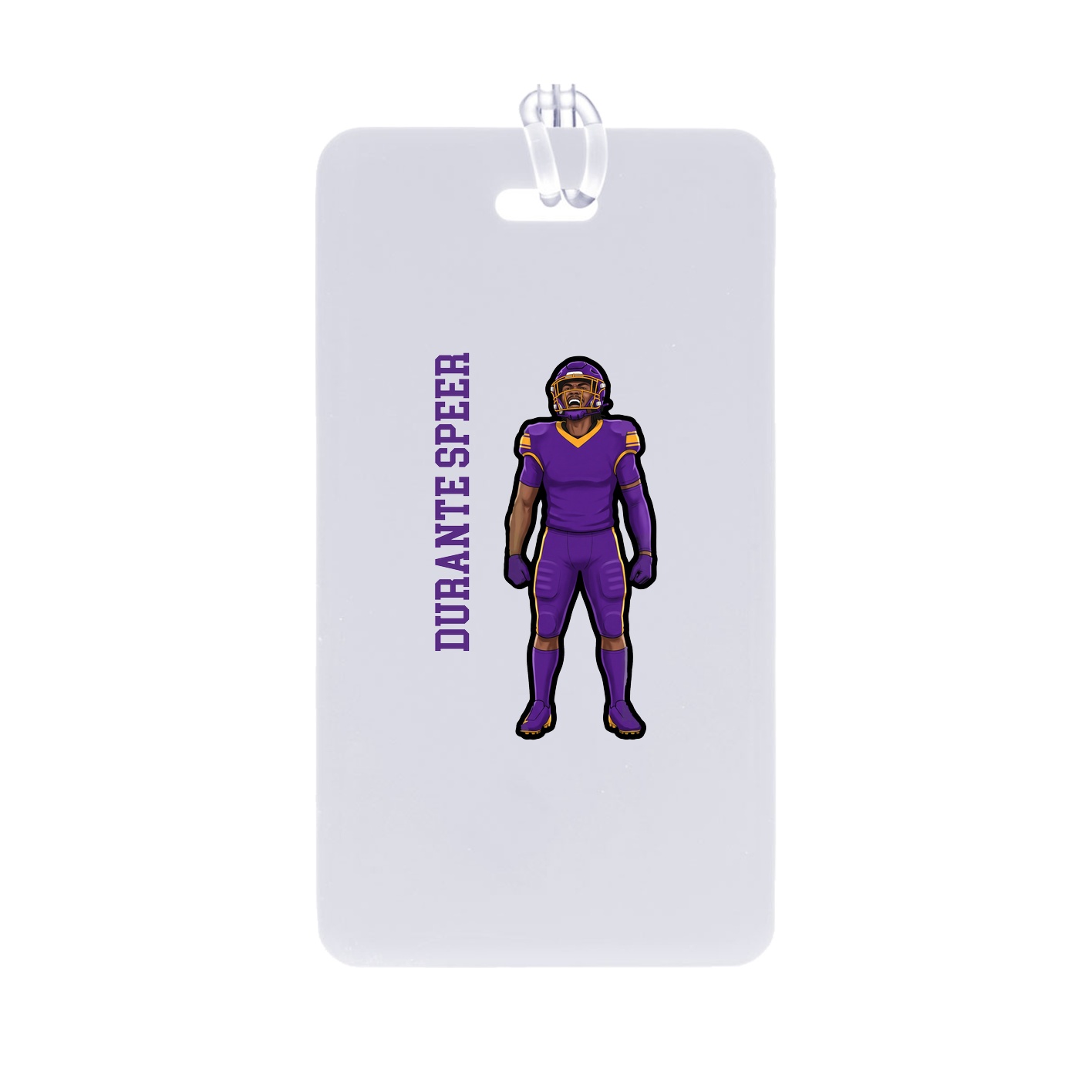 Bag Tag — Name Vertical in Classic