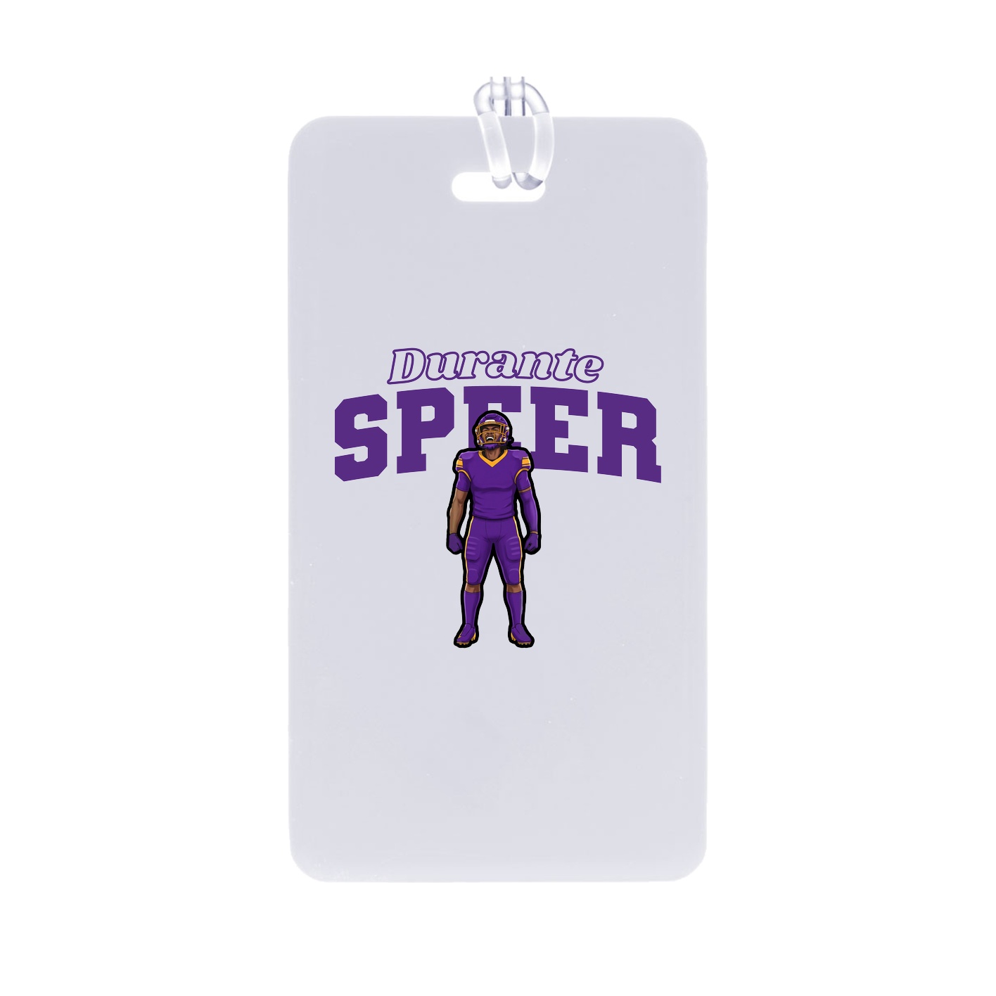 Bag Tag — Name Arch in Classic