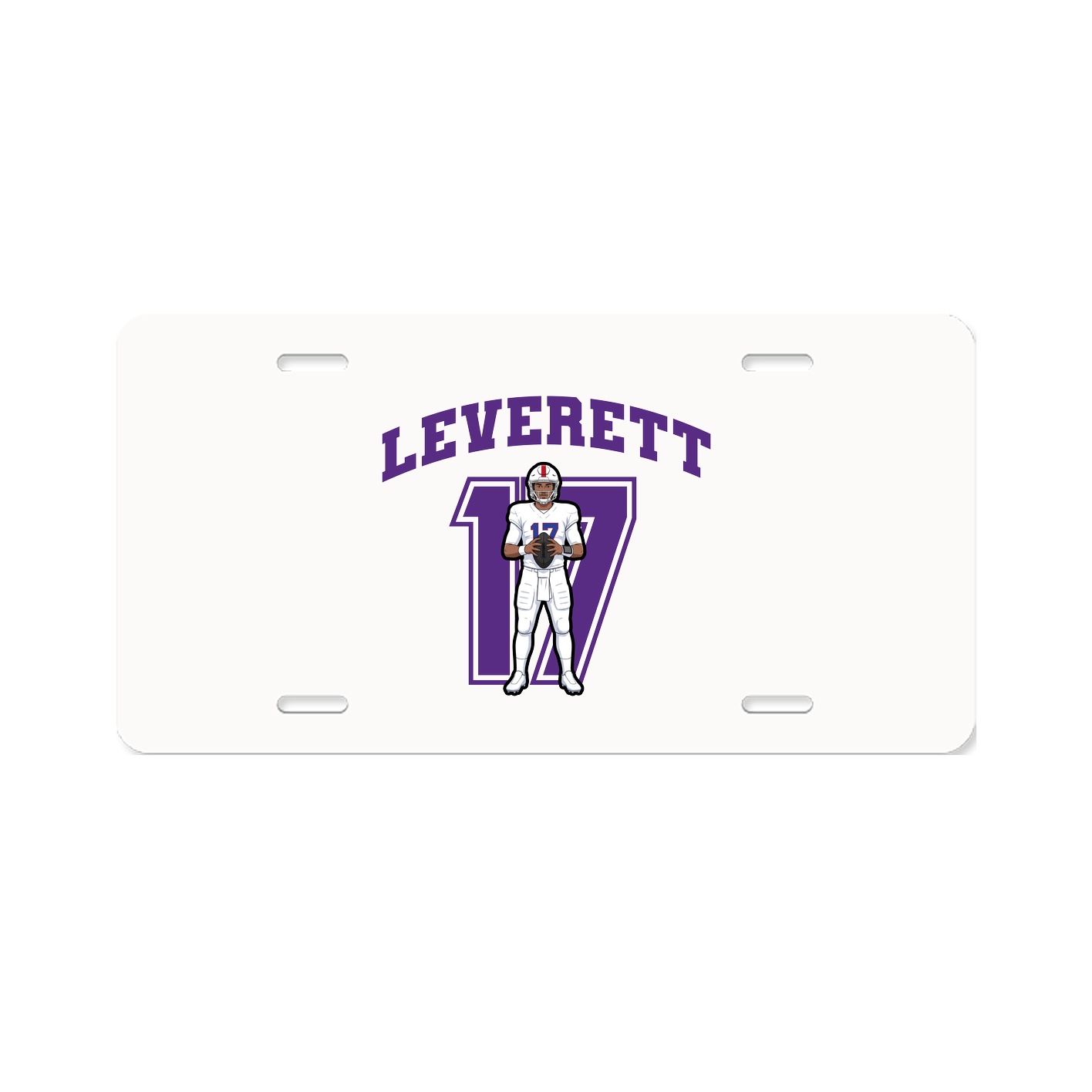 License Plate — Number in Classic