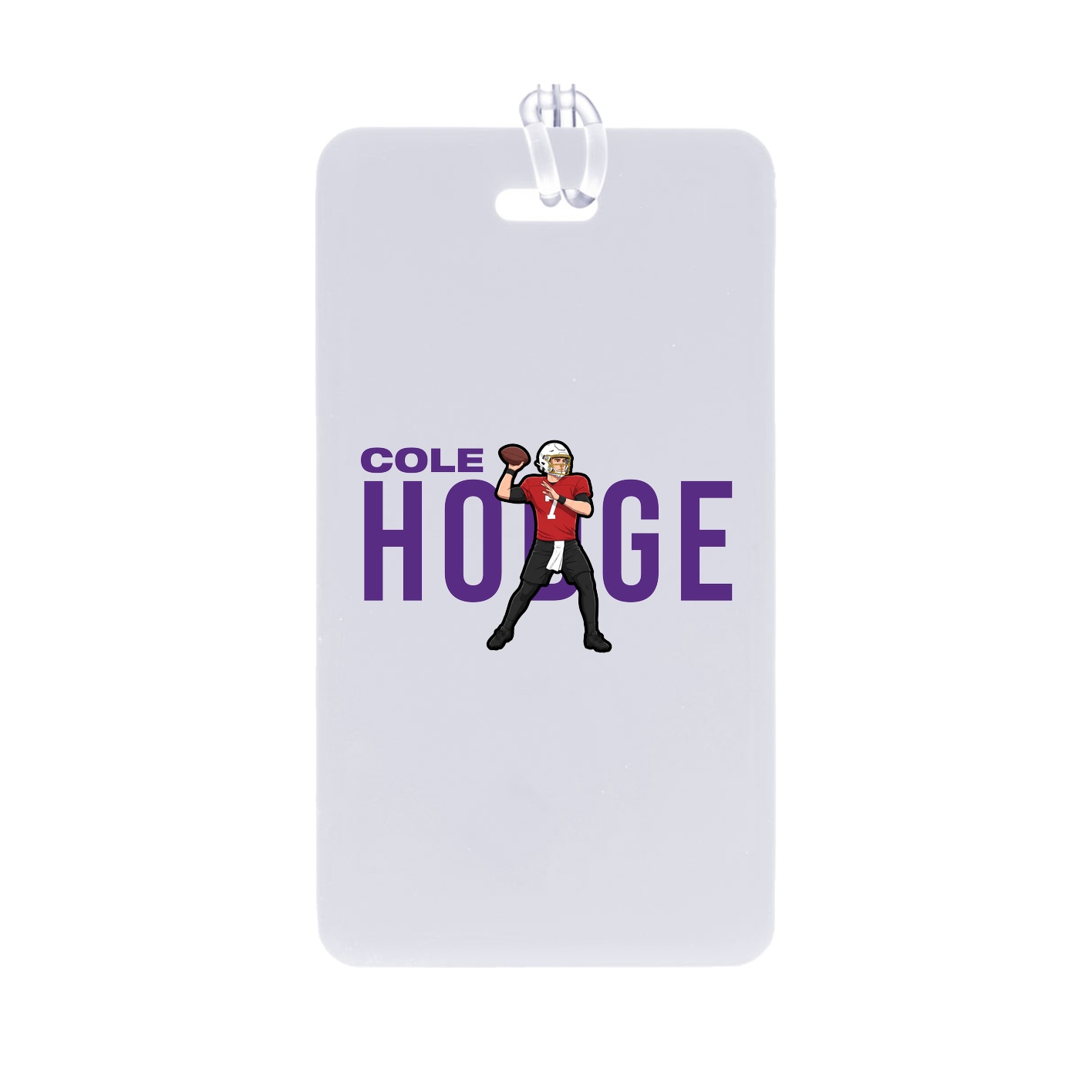 Bag Tag — Player Name in Classic