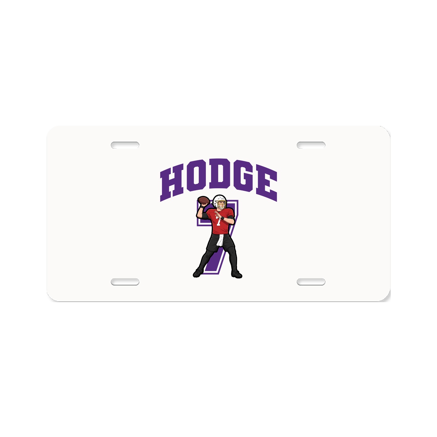License Plate — Number in Classic
