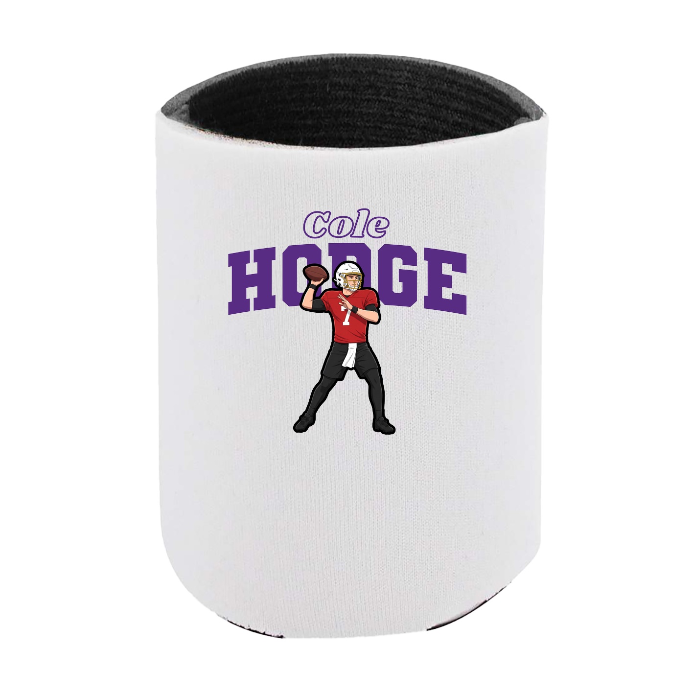 Can Holder — Name Arch in White