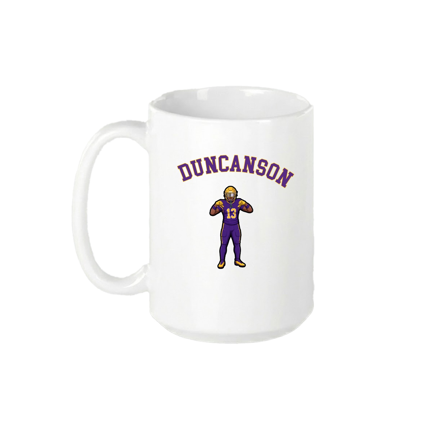 15oz Coffee Mug — Shirsey Arch in White