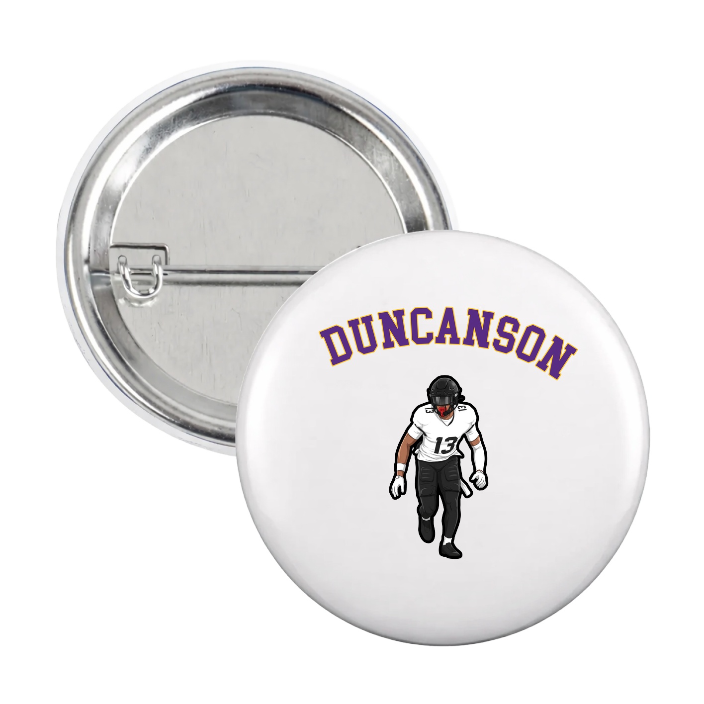 Game Day Button — Shirsey Arch in White
