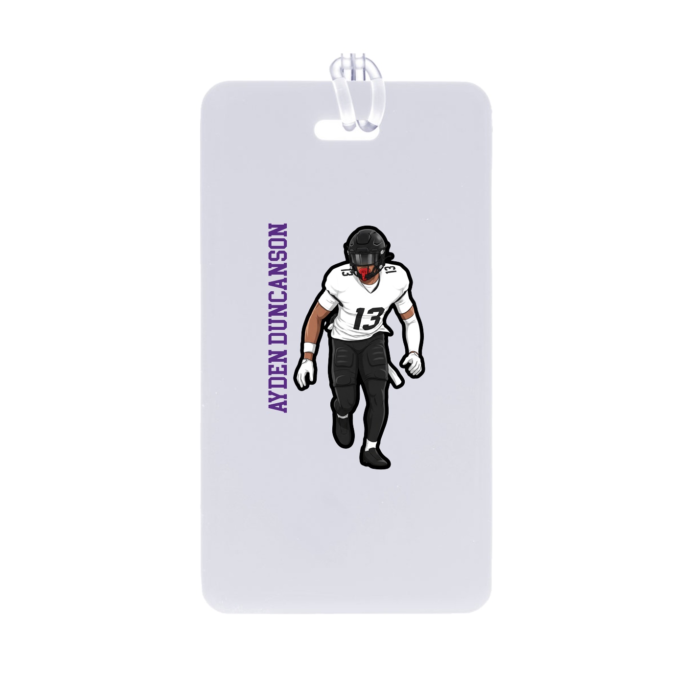 Bag Tag — Name Vertical in Classic