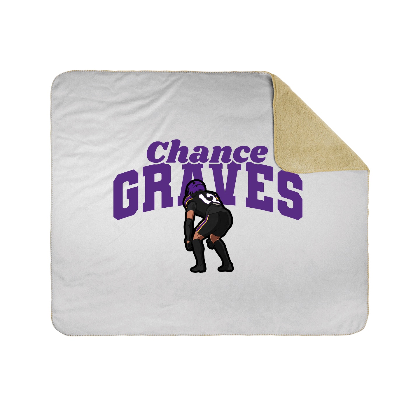 Throw Blanket — Signature Arch in White