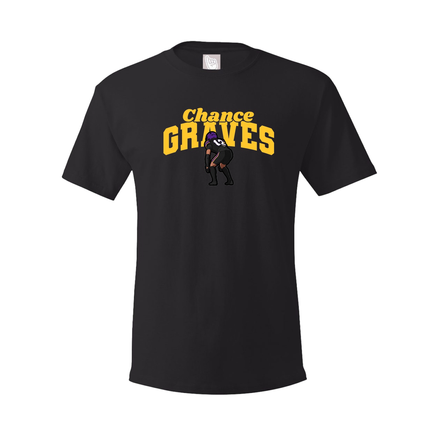 Youth Tee — Signature Arch in Black