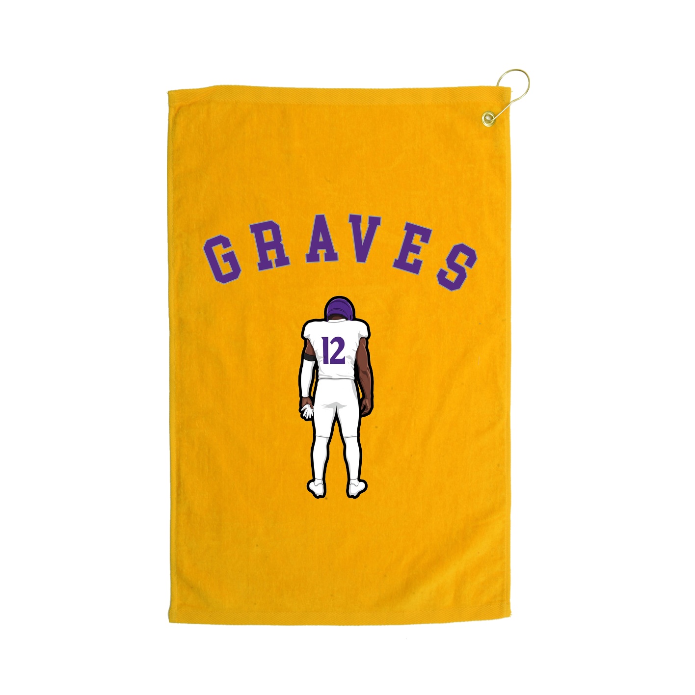 Golf Towel — Shirsey Arch in Gold
