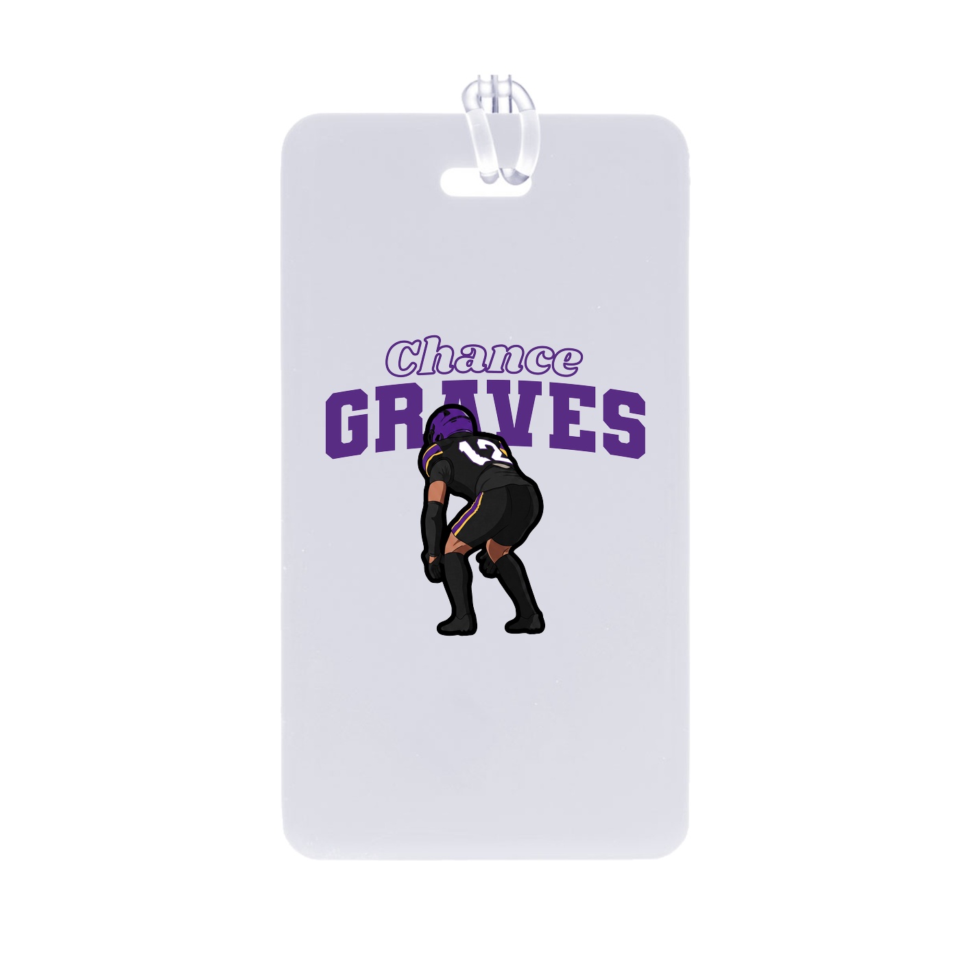 Bag Tag — Name Arch in Classic