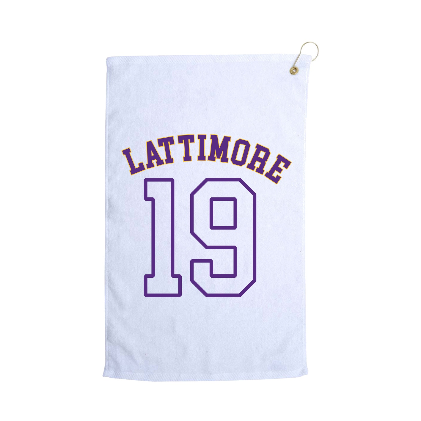 Golf Towel — Shirsey Arch in White