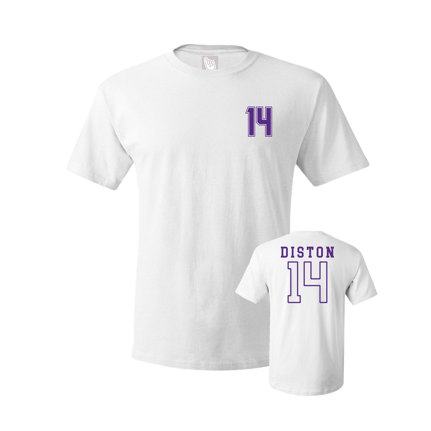 Youth Tee — Chest Back in White