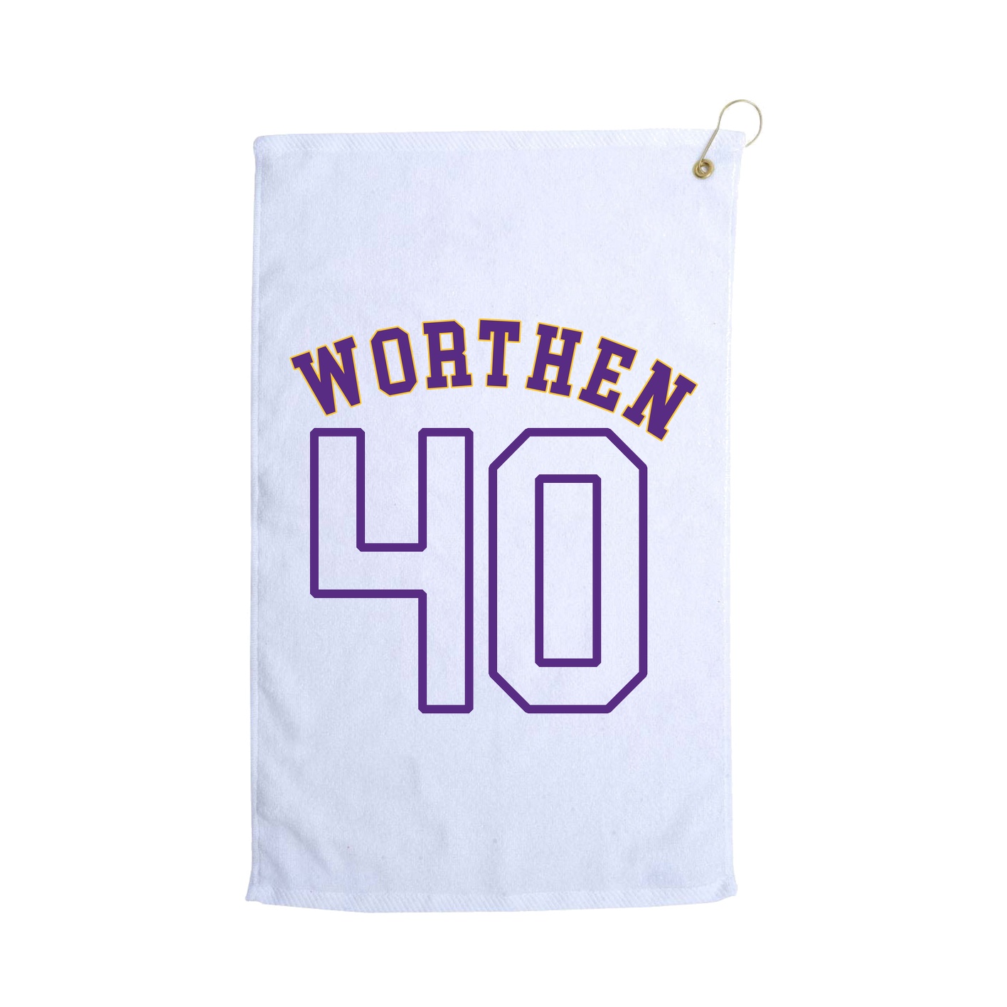 Golf Towel — Shirsey Arch in White