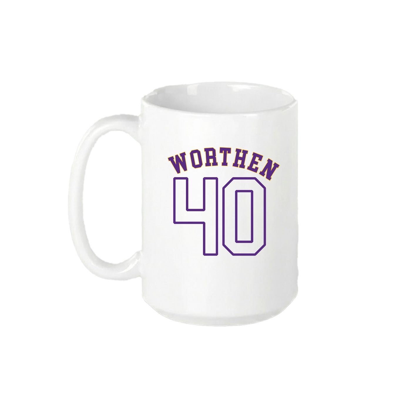 15oz Coffee Mug — Shirsey Arch in White