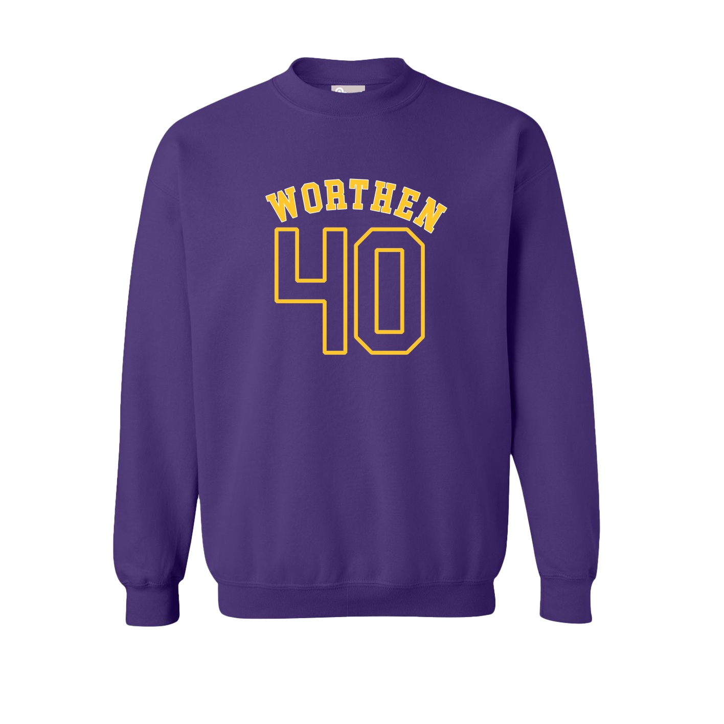 Fleece Crew — Shirsey Arch in Purple