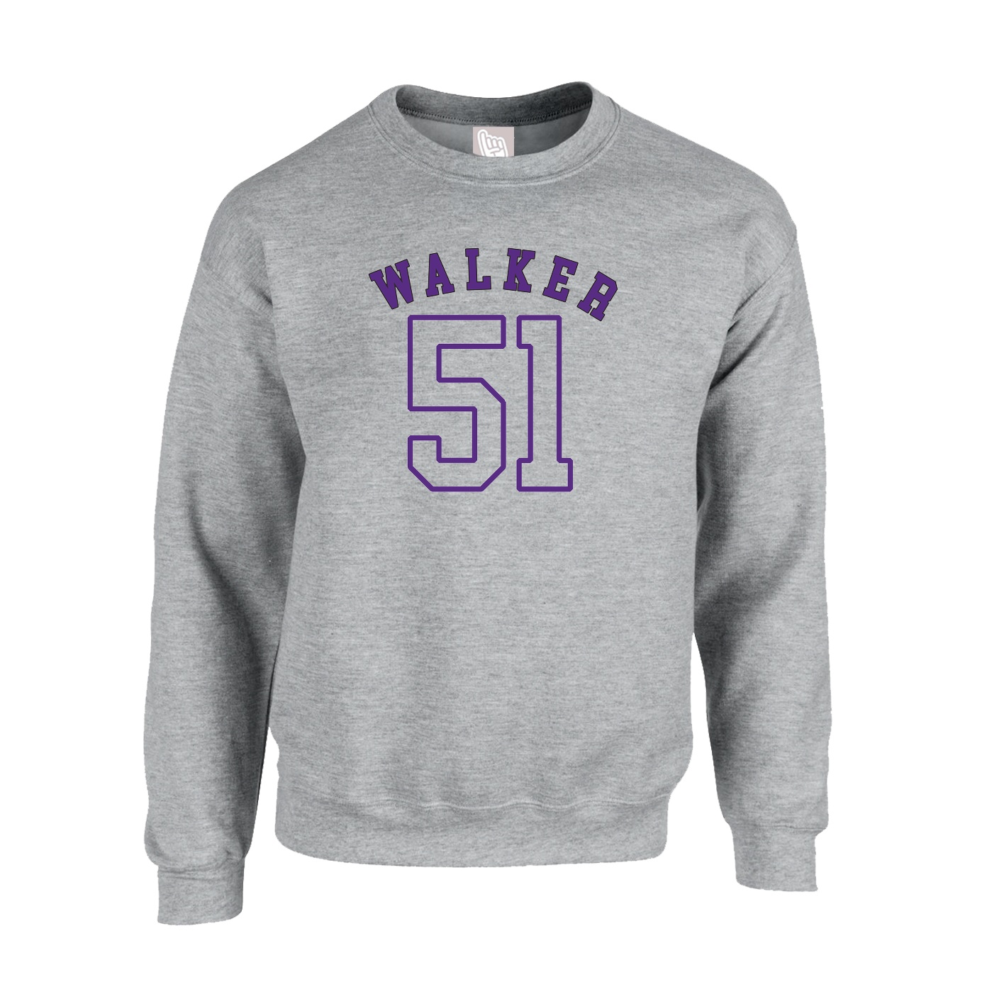 Fleece Crew — Shirsey Arch in Grey