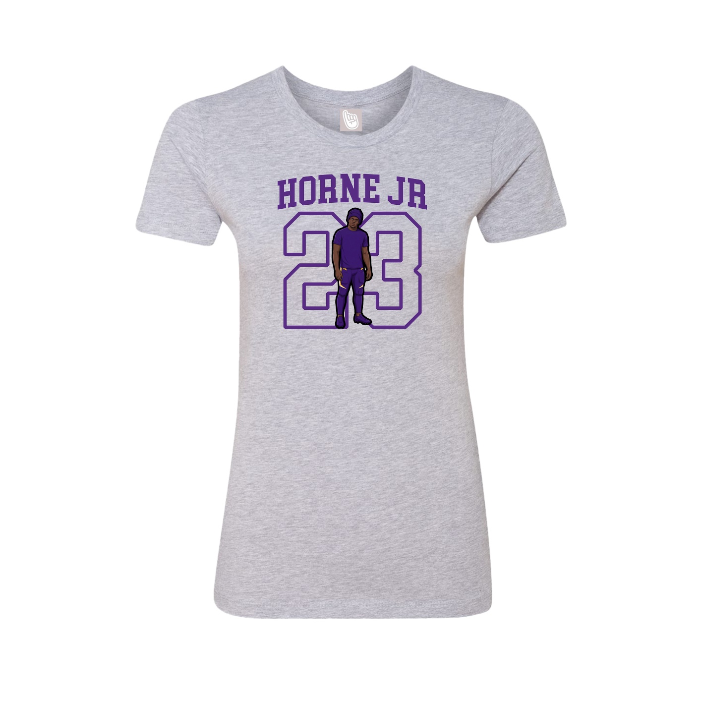Fitted Women's Tee — Shirsey in Grey