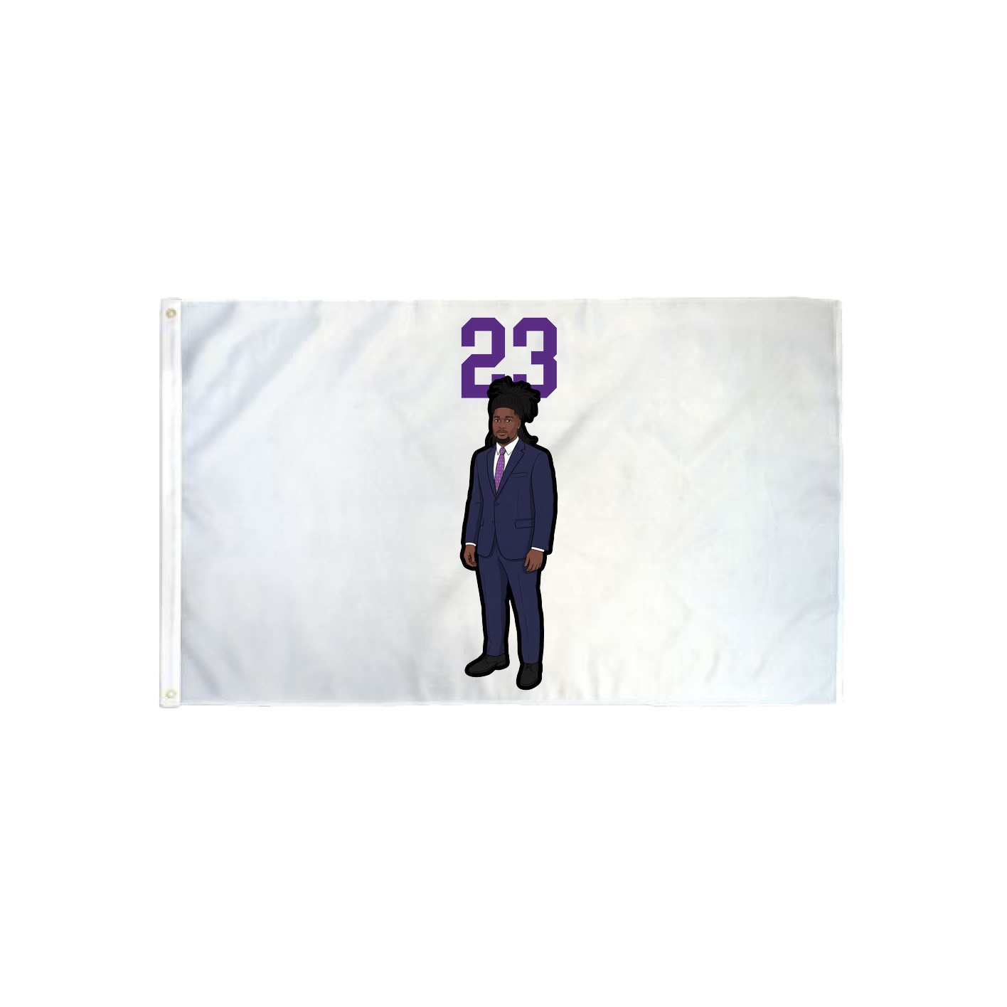 3x5 Flag — Number Top in Classic