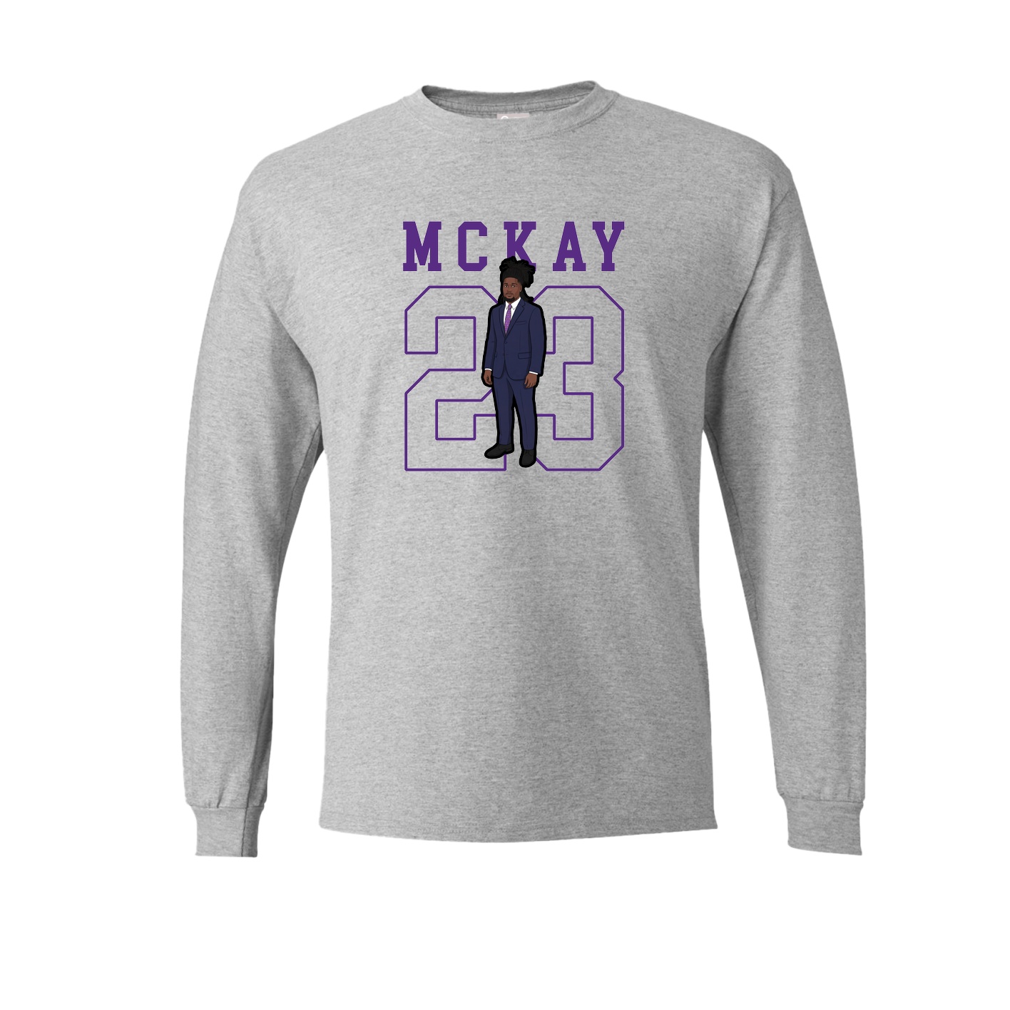 Long Sleeve Tee — Shirsey in Grey