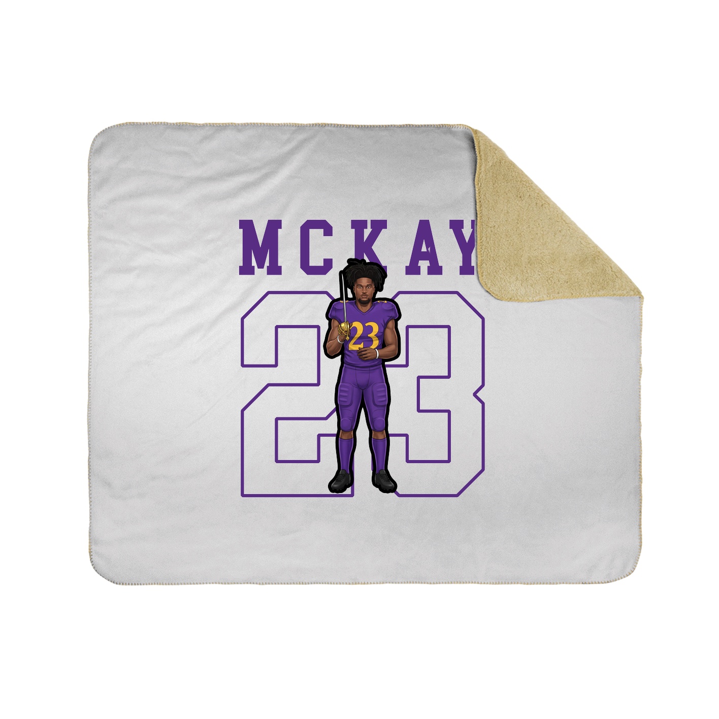 Throw Blanket — Shirsey in White