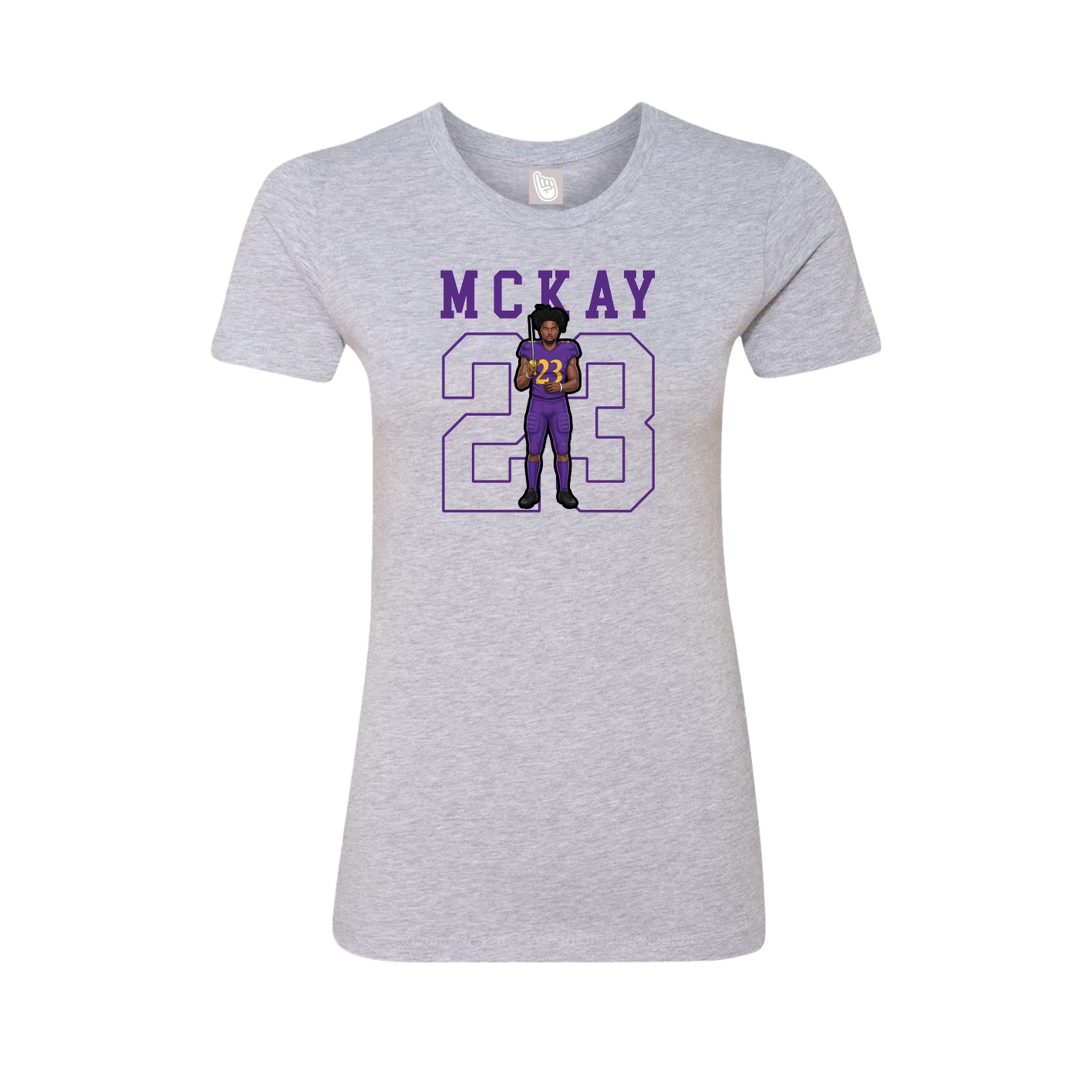 Fitted Women's Tee — Shirsey in Grey