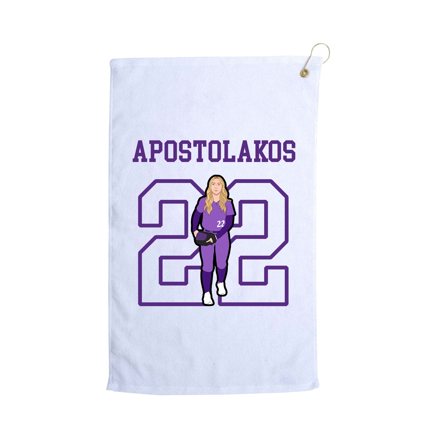 Golf Towel — Shirsey in White